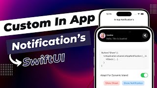 Custom In-App Custom Notification's - Xcode 15 - SwiftUI Tutorials