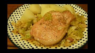 Loin Steak Stewed in Savoy Cabbage Recipe - Dušená Veprová v Kapustě / How our grandmothers cooked