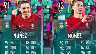 รีวิว 91/93 DARWIN NUNEZ LEVEL UP🔋- FIFA 23 ULTIMATE TEAM