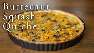 Butternut Squash Quiche