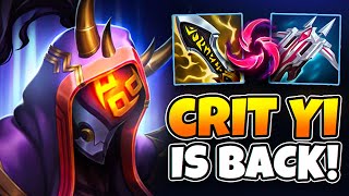 Critical Master Yi Is Back → Free Guide + Coaching