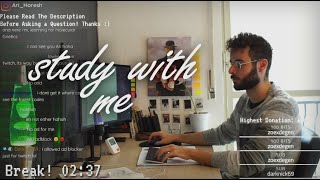 8 HOUR STUDY WITH ME | Revision Week, Rain Sounds, 50-10 Pomodoro, Lo-Fi During The Breaks