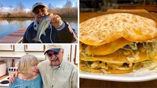 Making a Giant Quesadilla Big Mac (a wacky low-carb hack)