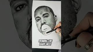 Number 17 Kanye West. The story so far 💜🏴󠁧󠁢󠁳󠁣󠁴󠁿 #art #drawing #realism #kanyewest #ye #rap #hiphop