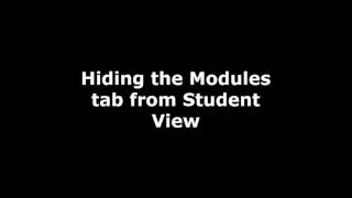 ResourceLists@Bham: Integrating with Canvas - Linking to a page & hiding the Modules tab