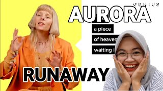 AURORA - RUNAWAY Without Music Reaction