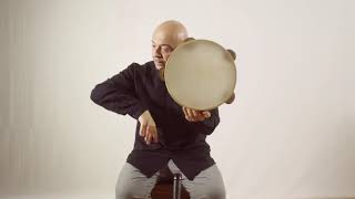 Andrea Piccioni plays the frame drum THALIA by Biagio Panico