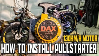 So starten wir den 130 km/h Motor! DAXfactory Pullstarter - RIBENS Puch Maxi