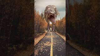 T-REX Dinosaur Attacks Couple | Indominus Rex Dinosaurs Damage City #shorts #dinosaur