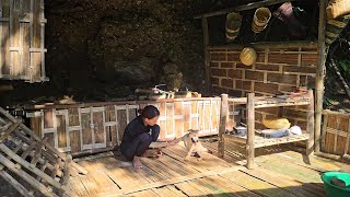 House in a cave: Make fish traps, take care of 2 adorable abandoned dogs