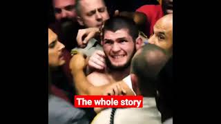 Khabib vs Conor the whole story of jumping #ufc #conor #khabib