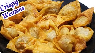 Crispy Fried chicken Wontons Recipe||اب بنائیں ریسیپی میرے طریقے سے