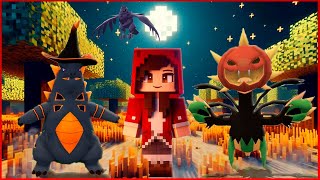 Revelado os SEGREDOS da lenda do Tyranitar e Hydreigon no Minecraft Pixelmon (Especial Halloween)