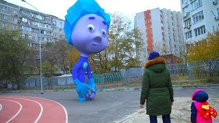 Видео для детей, фиксель стал огромным! ( 8 серия на KidsFM)