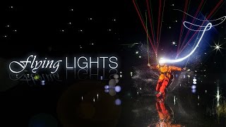 FLYING LIGHTS ★ JB Chandelier is paragliding with headlamps