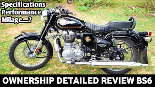 Royal Enfield Bullet 350 Ownership Review | BULLET 2022 Standard BS6   1st Servicing @rkcreations03