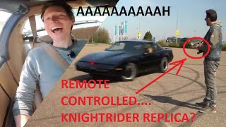 Remote Controlled Real KNIGHTRIDER replica Reverse J-Turn!