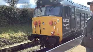 DATS HST 43066 + Hanson & Hall 50008 @ Chinnor and Princes Risborough Railway- 2/4/22 (+ Horns)