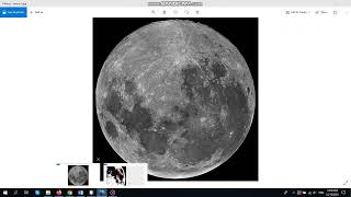 Application to generate the (real) world map based on a Moon image