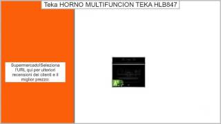 HORNO MULTIFUNCION TEKA HLB847