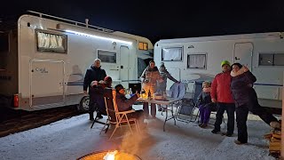 Зимние выходные в Литве, на кемпере