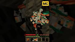 Minecraft different ores dig | #shorts