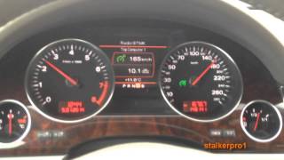 Audi A8 Acceleration and Fuel Consumption / разгон и расход