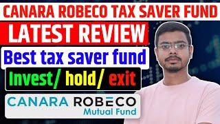 canara robeco elss tax saver fund!! canara robeco elss fund!!