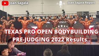 2022 TEXAS PRO OPEN BODYBUILDING PRE-JUDGING | Can Andrew Jacked Win?