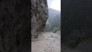 Dangerous road to Manang || Annapurna Circuit Trek #shorts