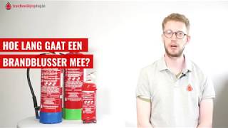 Hoe lang gaat een brandblusser mee?