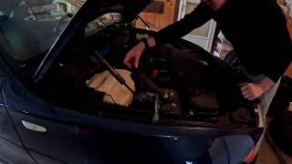 BMW cowl removal 1 series (N52, N54, N55)