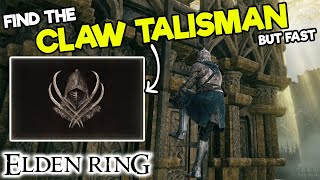 How to get the CLAW TALISMAN in Elden Ring - Map Location - STORMVEIL CASTLE - Rare Items