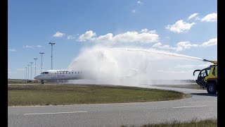 Billund Airport - Lufthansa (LH) first flight between Münich (MUC) and Billund (BLL)