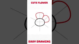 Cute flower drawing #cutedraws #drawingtutorials