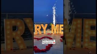 Surprise Marriage Proposal Decoration Available in Chandigarh | ExperienceSaga | #trending #shorts