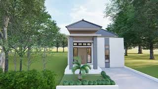 Rumah Tropis Ukuran 8 x 17 Meter