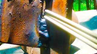 How to weld with big gap stick welding