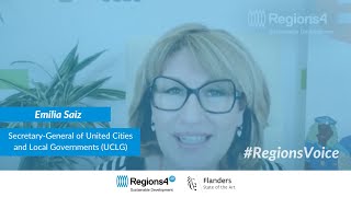 #RegionsVoice : Emilia Saiz, Secretary-General of United Cities and Local Governments (UCLG)