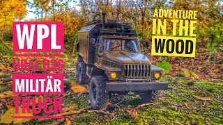 Wpl Ural b36 1/16 Military Truck v3 Diesel Abenteuer im Wald, Военный Урал Б36 покатушки в лесу