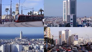 Casablanca Morocco❤️جولة بالسيارة في مختلف شواريع العاصمة الإقتصادية الدار البيضاء