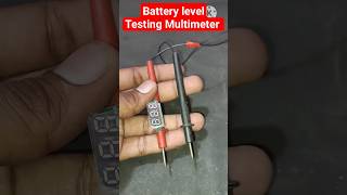 Battery level testing multimeter #technicalankur#youtubeshorts #homemade #shorts