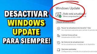 Desactivar ACTUALIZACIONES de Windows 10