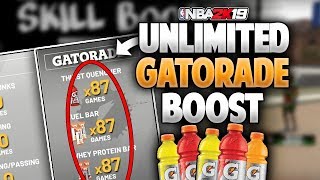 GET UNLIMITED STAMINA / NBA 2K19 GATORADE BOOST GLITCH / INFINITE BOOST