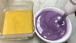 Lemon Lavender Cold Process Soap Making