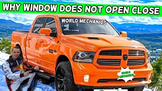 DODGE RAM WHY WINDOW DOES NOT CLOSE OPEN DODGE RAM 1500 2500 3500 2013 2014 2015 2016 2017 2018