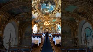 The most beautiful restaurant in Paris 😍📍Le Train Bleu #shorts