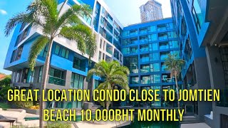 GREAT LOCATION PATTAYA CONDO CLOSE TO JOMTIEN BEACH REVIEW ACQUA 10,000BHT MONTHLY