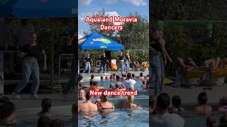 Pool dancers trending dance Czech Republic Aqualand Moravia