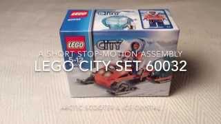 Lego City 60032 Arctic Snowmobile & Ice Crystal Stop-Motion assembly